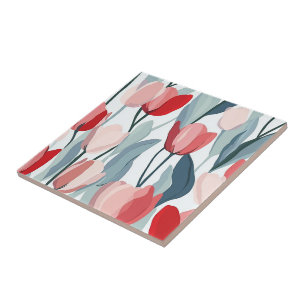 Kleurrijke Retro Tulp Tegels Voor Badkamer Muren Tegeltje