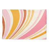 Kleurrijke retro vibes kussensloop (Achterkant)