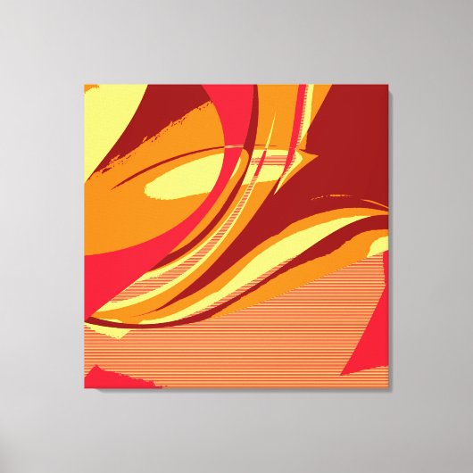 Kleurrijke retroflecterende Abstracte artikel 2 Canvas Afdruk (Voorkant)