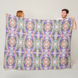 Kleurrijke Risico's Fleece Deken