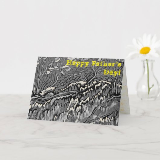 Kleurrijke rode en blauwe magische bossen kaart (Kleine Plant)