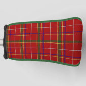 Kleurrijke Rode Tartan Plaid Golfheadcover (Voorkant)