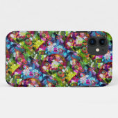 Kleurrijke romantische  bloemmotief 2 Case-Mate iPhone case (Achterkant (horizontaal))