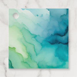 Kleurrijke rook kunst cadeaukaartjes bedankjes labels