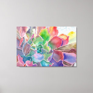 Kleurrijke rosette sonderste canvasafdruk canvas afdruk