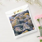 Kleurrijke rotsen bedankzakje (Gezegeld)