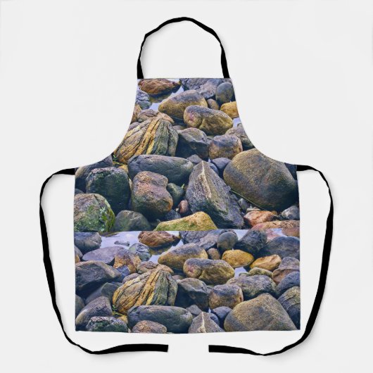 Kleurrijke rotsen schort (Voorkant)