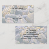 Kleurrijke rotsen visitekaartje (Voorkant / Achterkant)