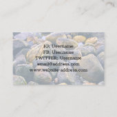 Kleurrijke rotsen visitekaartje (Achterkant)