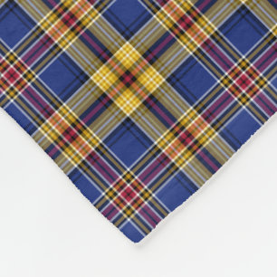 Kleurrijke Royal Blue Plaid Murtagh Tartan Fleece Deken
