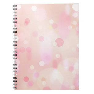 Kleurrijke Roze Pastel Bokeh Notitieboek