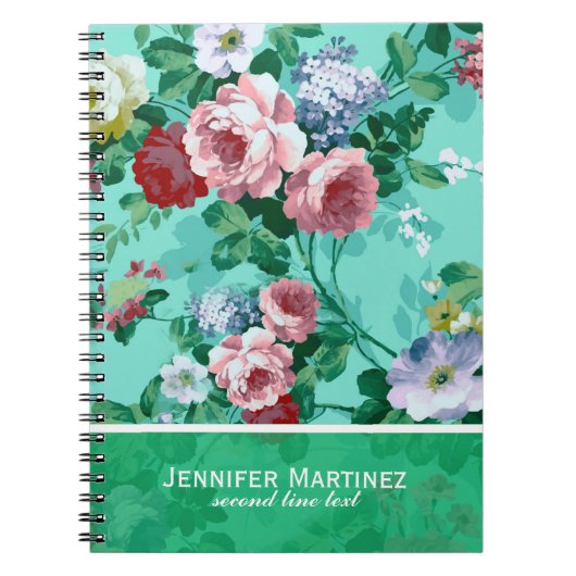 Kleurrijke Rozen & Bloemen 2 Notitieboek (Voorkant)