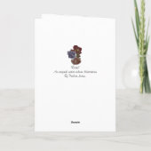 Kleurrijke rozen en rozen knoppen voor valentijnen kaart (Achterkant)