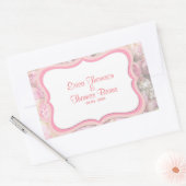 Kleurrijke Rozen Rechthoekige Sticker (Envelop)