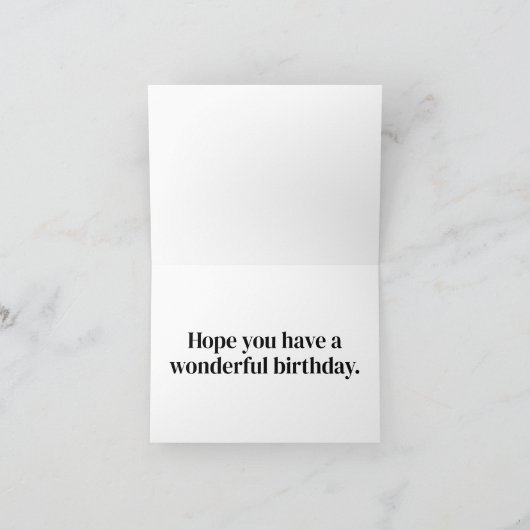 Kleurrijke rustende vlinder ontwerp Happy Birthday Kaart (Binnen)