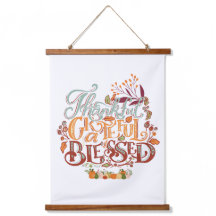 Kleurrijke rustieke dankbaar gezegend