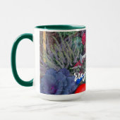 Kleurrijke rustieke herfsttuin mok (Links)