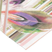 Kleurrijke rustieke veren Modern Pattern Tafelkleed (Gekanteld)