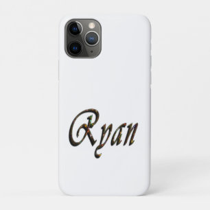 Kleurrijke Ryan Naam Ontwerp, iPhone 11 Pro Hoesje