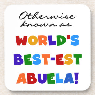 Kleurrijke sabuela drankjes onderzetter