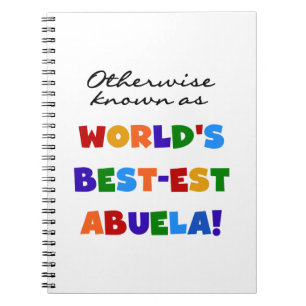 Kleurrijke sabuela notitieboek