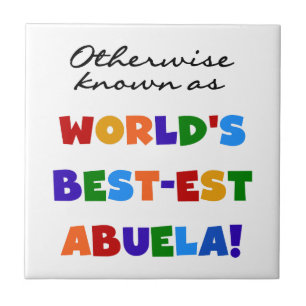 Kleurrijke sabuela tegeltje