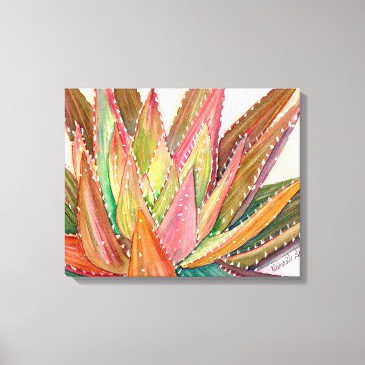 Kleurrijke sappige waterverf van Debra Lee Baldwin Canvas Afdruk (Voorkant)