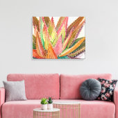 Kleurrijke sappige waterverf van Debra Lee Baldwin Canvas Afdruk (Insitu (Woonkamer))