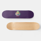 Kleurrijke schapenillustratie skateboard (Horizontaal)