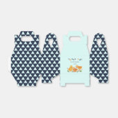 Kleurrijke Schattige Chicken Family Boy Dank u Bedankdoosjes (Uitgevouwen)