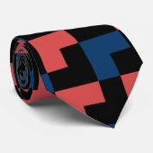 Kleurrijke Schattigee Geometrische Patroon stropda Stropdas (Opgerold)