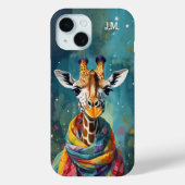 Kleurrijke Schattigee grillige Giraffe Case-Mate iPhone Case (Achterkant)