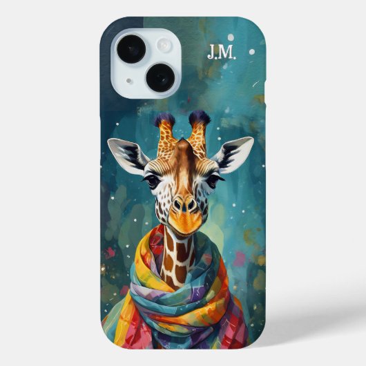Kleurrijke Schattigee grillige Giraffe Case-Mate iPhone Case (Achterkant)