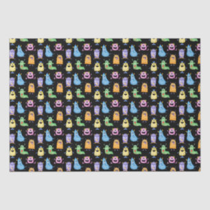 Kleurrijke Schattigee Monsters Tissuepapier