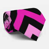 Kleurrijke Schattigee Stripes Pattern Stropdas (Opgerold)