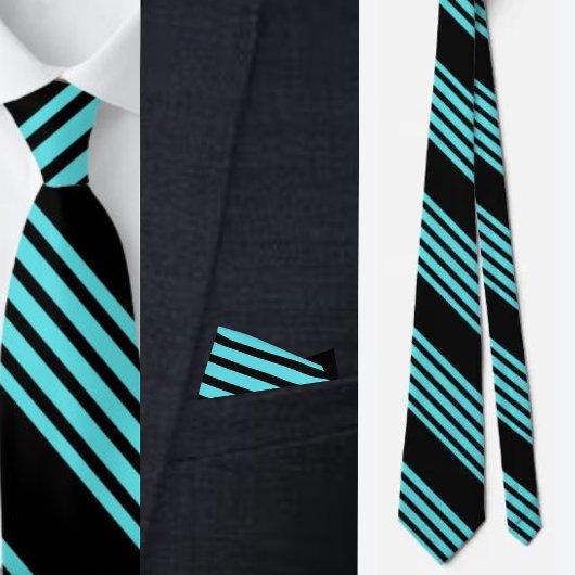 Kleurrijke Schattigee Stripes Pattern Stropdas