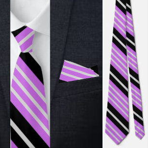 Kleurrijke Schattigee Stripes Pattern Stropdas