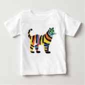 Kleurrijke Schattigee tijgerkat (Voorkant)