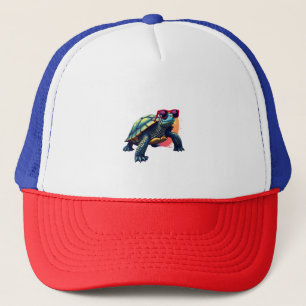 Kleurrijke Schildpad Schildpad Outfit Heren Schilp Trucker Pet