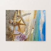 Kleurrijke Seashells op het strand 252 stuk puzzel (Horizontaal)