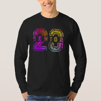 Kleurrijke Senior 2023 Afstudeerklas 2023 Afstuder T-shirt