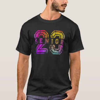 Kleurrijke Senior 2023 Afstudeerklas 2023 Afstuder T-shirt