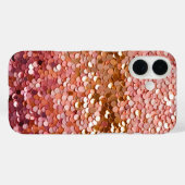 Kleurrijke Sequin Art iPhone Case (Achterkant (horizontaal))
