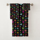 Kleurrijke set handdoekjes bad handdoek (Insitu)