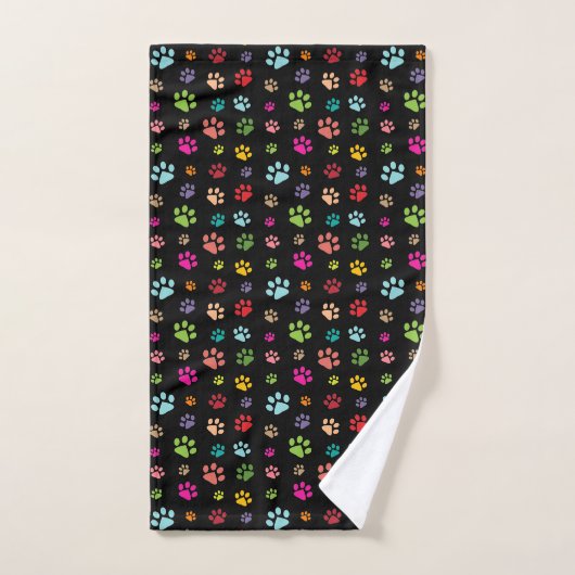 Kleurrijke set handdoekjes bad handdoek (Handdoek)