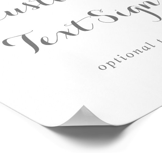 Kleurrijke sierlijke wilde bloemen aangepaste teks poster (Hoek)