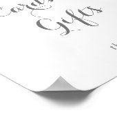 Kleurrijke sierlijke wilde bloemen Kaarten en gesc Poster (Hoek)