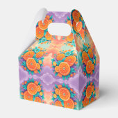 Kleurrijke sinaasappels bedankdoosjes (Achterkant)