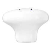 Kleurrijke sjab keramische knop (Zijkant)