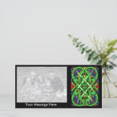 Kleurrijke Slang Keltische Knoop (Staand voorkant)